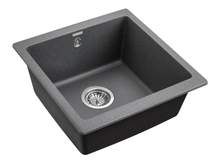 Кухонная мойка Paulmark GERA 50 PM104546-DG 45х45 цвет серый